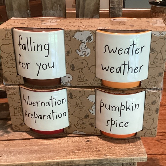 Peanuts x Rae Dunn Fall Ramekin Set - Picture 2 of 12